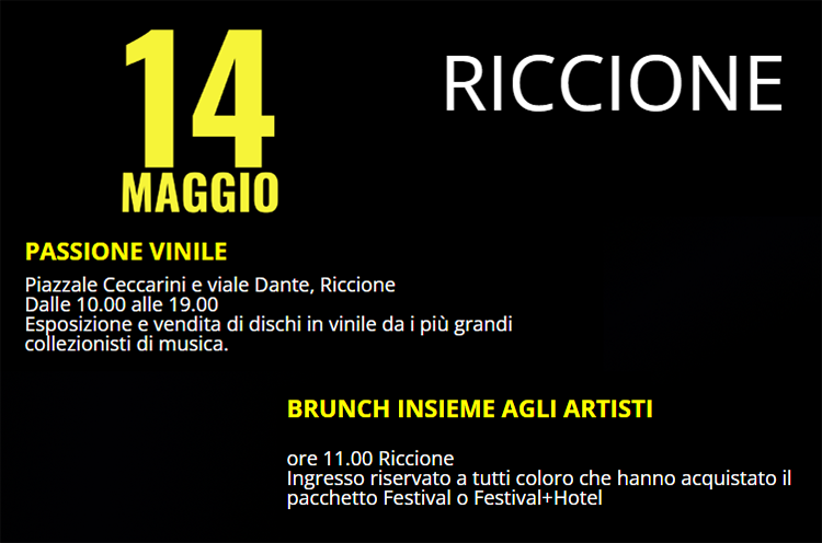 ItaloDisco Takes Over 2023 passione vinile esposizione e vendita Riccione Brunch con gli artisti